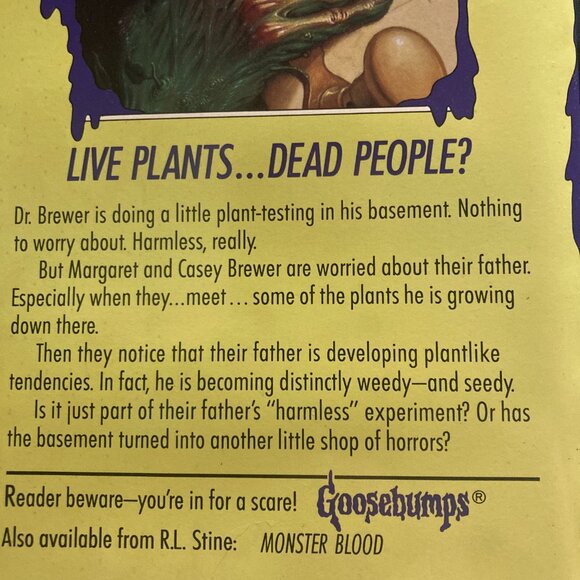 Vintage Book-Goosebumps Stay Out of the Basement #2-RL Stine 1992 - Picture 3 of 4